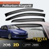 ÇOK SATAN Peugeot 206 2d (tek Kapı) 1999-2008 Cam Rüzgarlığı V2 Düz