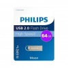 ÇOK SATAN Philips Fm64fd160b/00 64gb Moon Klasik Gümüş Usb 2.0 Metal Flash Bellek