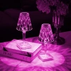 ÇOK SATAN Powermaster Ha-1638 Dekoratif Rgb Ledli Ambiyans Masa Gece Lambası Şarjlı Dokunmatik Tuşlu