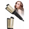 ÇOK SATAN Profesyonel Seramik Kaplama Saç Şekillendirici Wag Maşa Isı Ayarlı