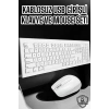 ÇOK SATAN Q Klavye Klavye ve Mouse Seti USB Girişli Kablosuz