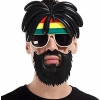 ÇOK SATAN Rasta Peruklu Bob Marley Parti Gözlüğü
