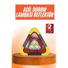 ÇOK SATAN Reflektör Güneş Enerjili Taşınabilir Portatif Acil Güvenlik Işığı Araba Acil Uyarı Işığı