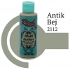 ÇOK SATAN Rich Multi Surface 2112 Antik Bej Akrilik Boya 120 cc