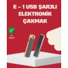 ÇOK SATAN Rüzgar Geçirmez Elektronik Çakmak – Modern Tasarım, Metal Gövde