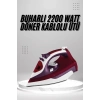ÇOK SATAN Seramik Tabanlı Kırmızı 2200 Watt Şok Buharlı Ütü