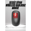 ÇOK SATAN Siyah Kablosuz Mouse Wireless Mouse Minimal Tasarım