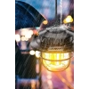 ÇOK SATAN Taşınabilir Retro Fener Su Geçirmez Dış Mekan Güçlü Led Kamp Bahçe Feneri Dekor