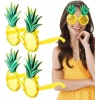 ÇOK SATAN Tropikal Hawaii Ananas Şekilli Parti Gözlüğü 9.5 x 14 cm