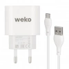 ÇOK SATAN Weko Wk-21441 Pdu Qc 3.0 Amper Telefon Şarj Adaptörü + Micro Usb Kablo