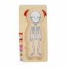 ÇOK SATAN Woody Oyna Öğren Katmanlı İnsan Vücudu Ahşap Puzzle 4 x 7 Parça