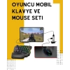ÇOK SATAN Yüksek Performanslı Mobil Oyun Aksesuarı – 5 Parçalı Klavye Mouse Dönüştürücü Set