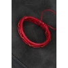 Kırmızı Renk İpli Yeni Sezon Deri Erkek Bileklik