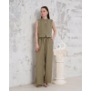 TAVSİYE EDİLEN GÜVENLİ SATICI Broşlu yelek pantolon takım haki s255821