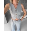 TAVSİYE EDİLEN GÜVENLİ SATICI Essential yelek pantolon takım gri s255254