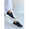 TAVSİYE EDİLEN GÜVENLİ SATICI Hawer Siyah Cilt Bağcıklı Spor Ayakkabı