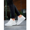 TAVSİYE EDİLEN GÜVENLİ SATICI KB-X8 Kuback Beyaz Cilt Beyaz Yüksek Taban Günlük Spor Ayakkabı