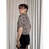 TAVSİYE EDİLEN GÜVENLİ SATICI Leopar desenli crop gömlek