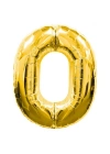 0 Rakamlı Folyo Balon Gold Renk  40 inç