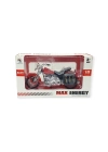 1:12 Ölçekli Model Motosiklet - Classic - HX796 - Kırmızı