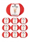 10 Adet Amigurumi El Örgü İpi 50gr 1170