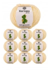 10 Adet Amigurumi El Örgü İpi 50gr 331