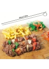 10 Adet Paslanmaz Çelik Mangal Şişi Seti – 20 cm Metal Çöp Şiş ve Izgara Şişleri