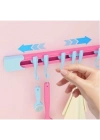 10 Kancalı Raylı Mutfak ve Banyo Düzenleyici Askı