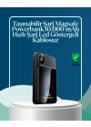 10000mAh Kapasiteli Manyetik USB-C ve Kablosuz Powerbank W09