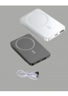 10000mAh Kapasiteli Manyetik USB-C ve Kablosuz Powerbank W09