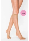 12 Adet Süper Ince 15 den Mat Pantolon Çorabı Bronz