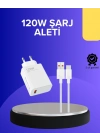 120 Watt Hızlı Şarj Adaptörü Samsung S20 S21 S22 S23 Uyumlu