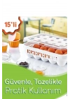 15 Bölmeli Yumurta Kabı Royaleks-AK680