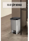 15 Litre Basmalı Çöp Kovası
