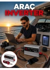 1500W Yüksek Güç Çıkışlı Araç Inverter