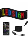 16x96 RGB LED Matrix Panel 60 cm Esnek Yapı Uygulama Kontrollü Kayan Yazı Ekranı