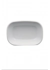 17 Cm Melamin Kare Kayı Tabak Royaleks-054