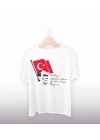 19 Mayıs 20/1 Baskılı T-shirt - Beyaz -