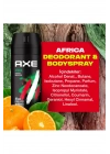 2 Adet Axe Africa Erkek Deodorant Sprey 150 ml