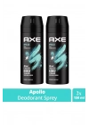 2 Adet Axe Erkek Sprey Deodorant Apollo 48 Saat Etkileyici Koku Vücut Spreyi 150 ml