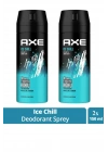 2 Adet Axe Ice Chill Erkek Deodorant Sprey 150 ml