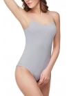2 Adet İp Askılı Kadın Çıtçıtlı Body Gri