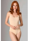 2 Adet İp Askılı Kadın Çıtçıtlı Body Ten