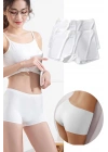 2 Adet Kadın Dikişsiz Görünmez İz Yapmaz Mini Şort Boxer Beyaz
