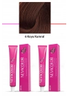 2 li Set Premium 6 Koyu Kumral - Kalıcı Krem Saç Boyası 2 X 50 g Tüp