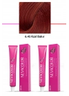 2 li Set Premium 6.45 Kızıl Bakır - Kalıcı Krem Saç Boyası 2 X 50 g Tüp