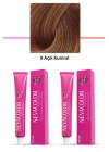 2 li Set Premium 8 Açık Kumral - Kalıcı Krem Saç Boyası 2 X 50 g Tüp