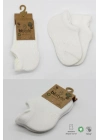 2Li Sneakers Kaymaz Basic Penye Çorap 20103 Ekru Ekru