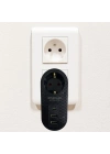 ®  2 USB,1 TYPE-C Girişli 1li Çocuk Korumalı,Isıya Karşı Dayanıklı 2500Watt Termal Akım Korumalı Priz