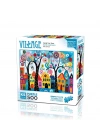 ® 20085 PUZZLE 500 CANDY TREE TOWN